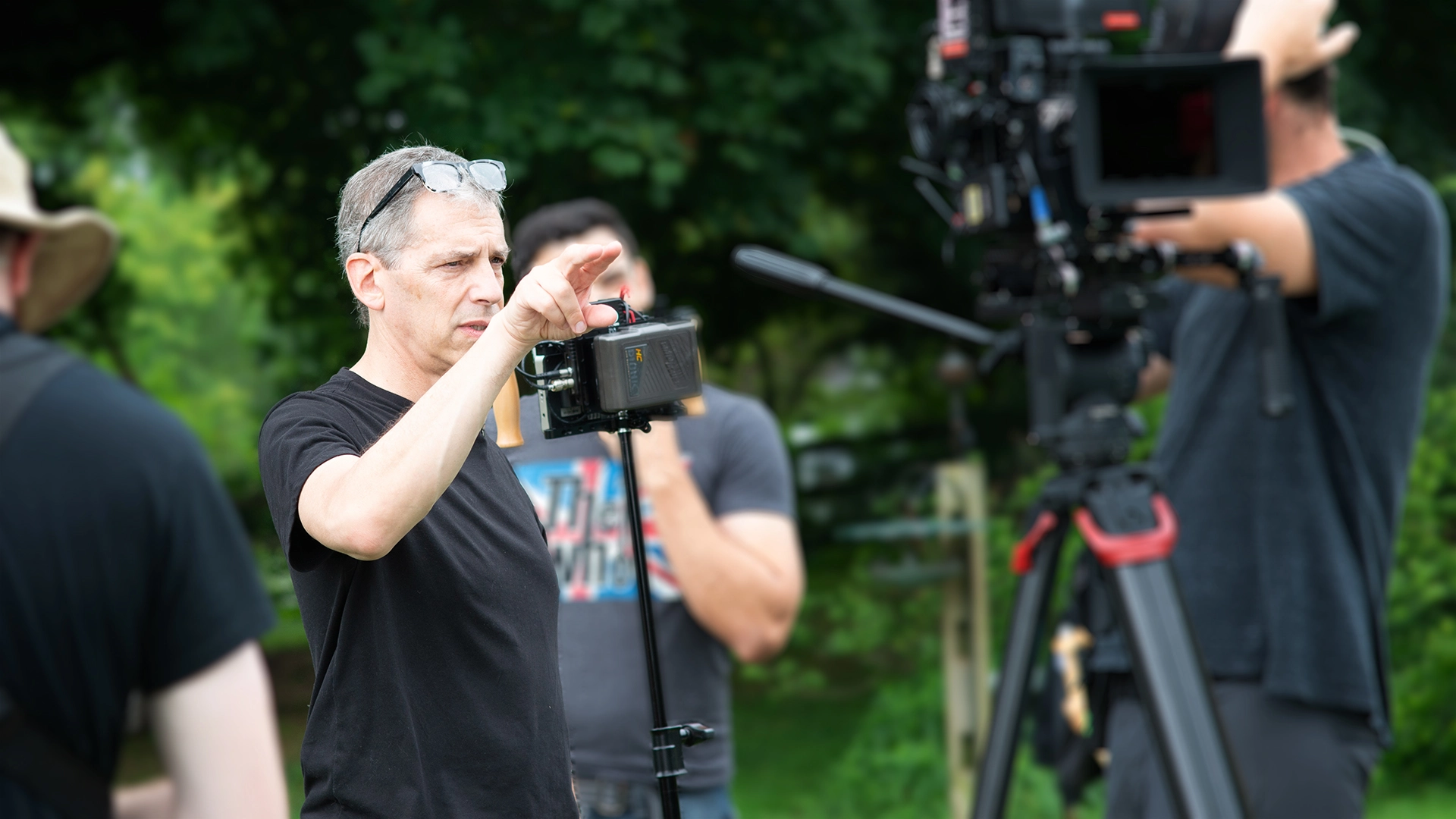 Greg Koorhan on set