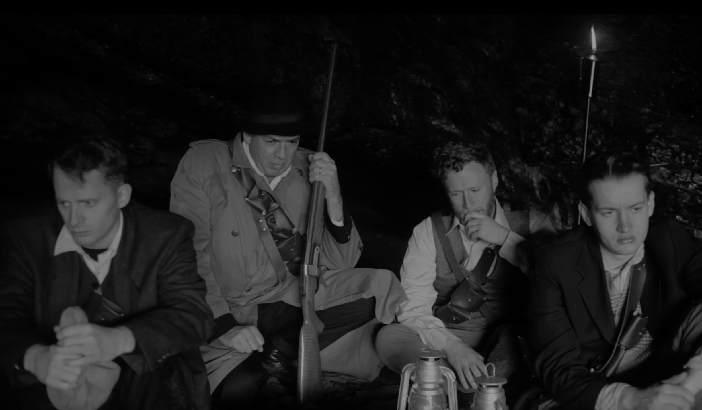 The IRA Troops Holding Out in a Cave During The Irish Civil War